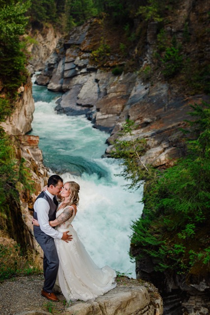 Wedding Photo at Bull River Canyon